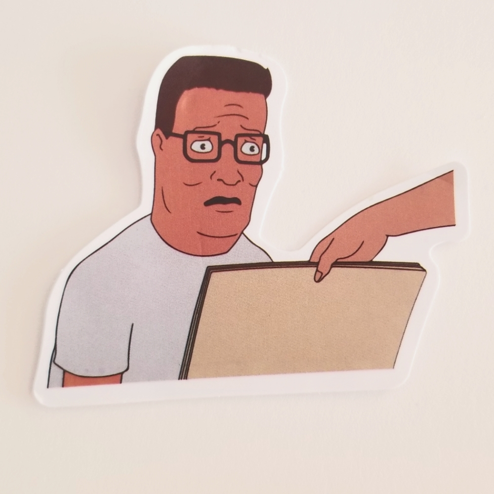 10/$10 Hank Hill Sticker
